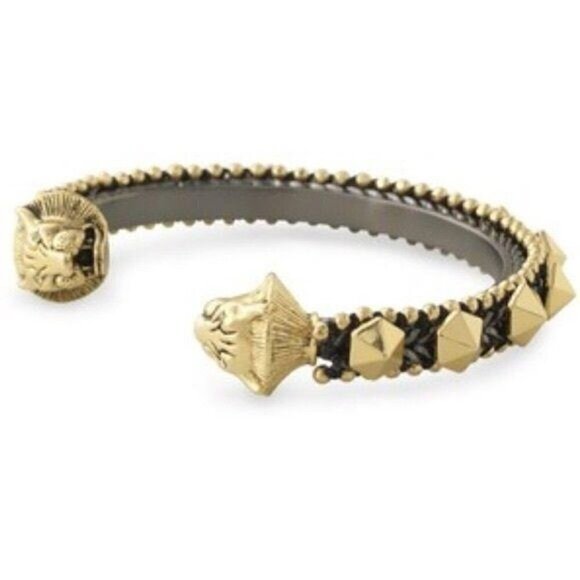 💜 Stella & Dot Artemis Cuff Lionhead Studs Edgy - Picture 12 of 13
